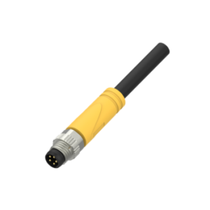 M8, male, straight, 5-pin, unshielded, PVC cable, 5 m